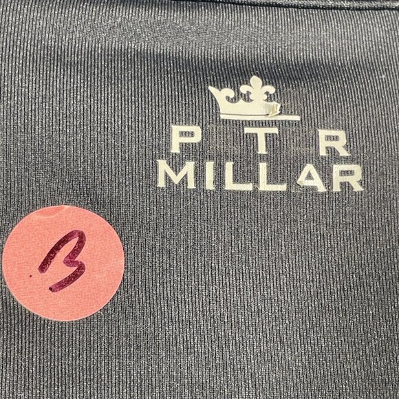 Peter Millar Wicking 1/4 Zip Pullover‎ Mens Size Extra Large Black Stretch Golf - Picture 3 of 14